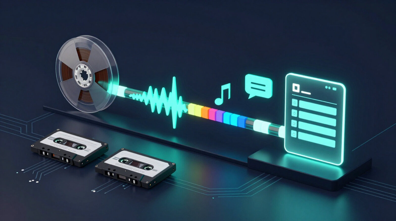 From Untagged Recordings to a Catalogue Entry